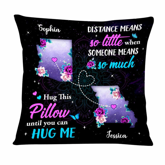 Personalized Distance Means So Little Long Distance Pillow AG153 32O47 1