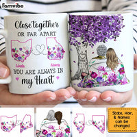 Personalized Always Be Close At Heart Long Distance Mug AG161 32O34 thumb 1