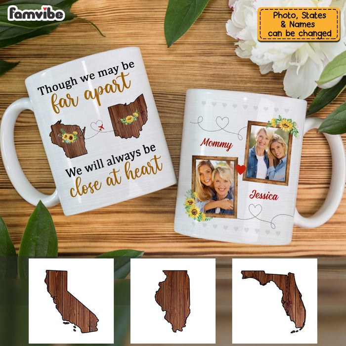 Personalized Always Be Close At Heart Long Distance Mug AG152 32O53 1