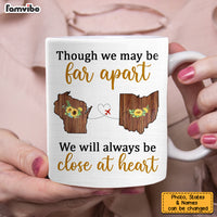 Personalized Always Be Close At Heart Long Distance Mug AG152 32O53 thumb 1