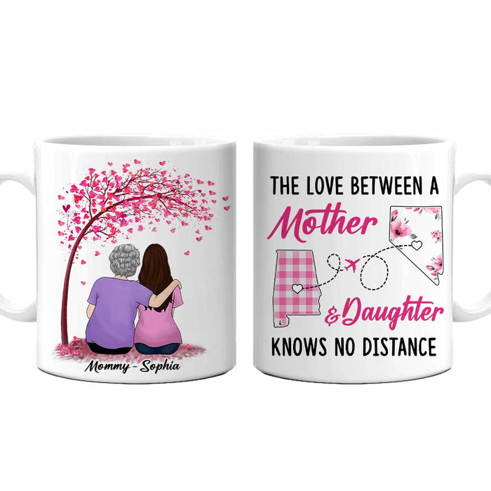 Personalized Long Distance Mom & Daughter Mug AG161 58O47 1