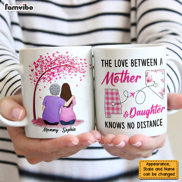 Personalized Long Distance Mom & Daughter Mug AG161 58O47 1