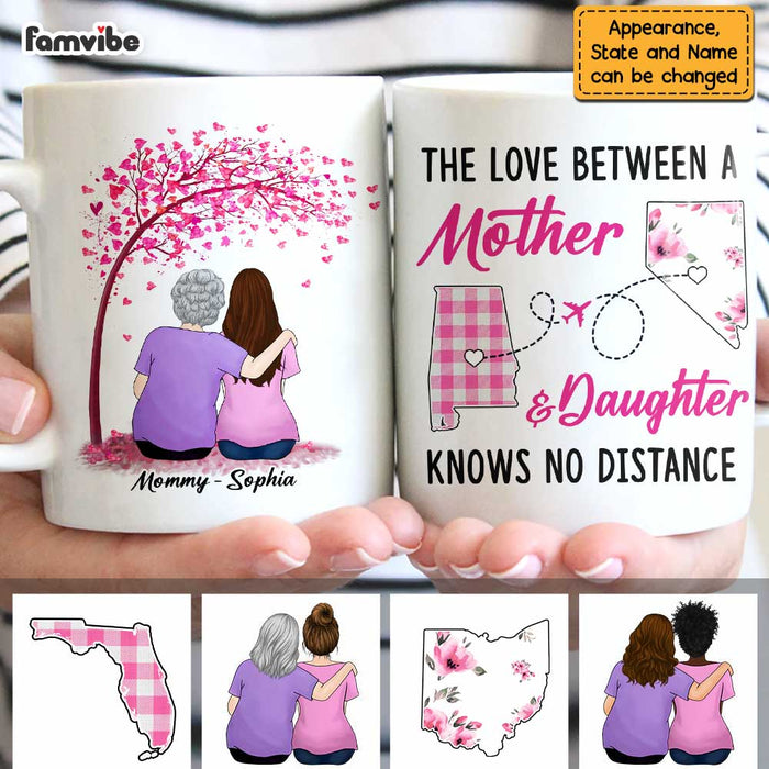 Personalized Long Distance Mom & Daughter Mug AG161 58O47 1
