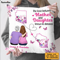 Personalized Mother And Daughter Long Distance Pillow AG166 32O28 thumb 1