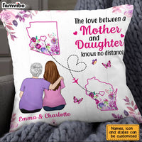 Personalized Mother And Daughter Long Distance Pillow AG166 32O28 thumb 1