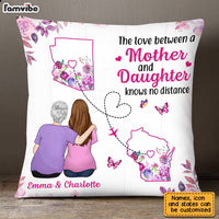 Personalized Mother And Daughter Long Distance Pillow AG166 32O28 thumb 1