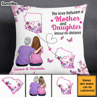 Personalized Mother And Daughter Long Distance Pillow AG166 32O28 thumb 1