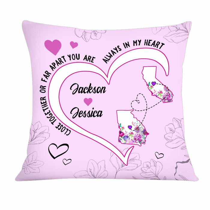 Personalized Long Distance Pillow AG162 30O34 1