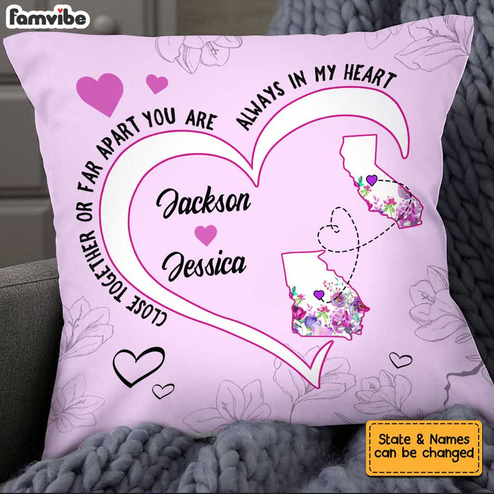 Personalized Long Distance Pillow AG162 30O34 1
