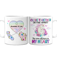 Personalized Long Distance Unicorn Mug AG165 23O53 thumb 1