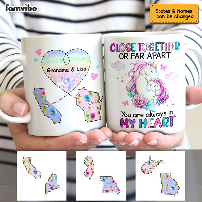 Personalized Long Distance Unicorn Mug AG165 23O53 1
