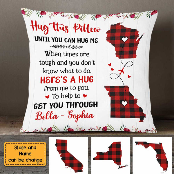 Personalized Long Distance Pillow AG161 23O47 - Famvibe