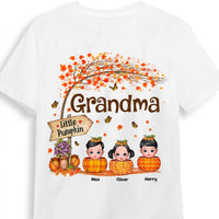 Personalized Grandma's Little Pumpkin Season T Shirt AG171 58O28 thumb 1