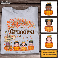 Personalized Grandma's Little Pumpkin Season T Shirt AG171 58O28 thumb 1