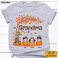 Personalized Grandma's Little Pumpkin Season T Shirt AG171 58O28 thumb 1