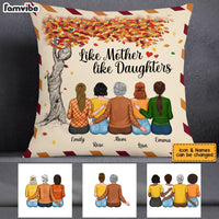 Personalized Fall Like Mom Like Daughter Pillow AG174 30O53 thumb 1