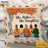 Personalized Fall Like Mom Like Daughter Pillow AG174 30O53 thumb 1