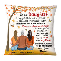 Personalized Fall Daughter Hug This Tree Pillow AG174 30O28 thumb 1