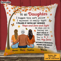 Personalized Fall Daughter Hug This Tree Pillow AG174 30O28 thumb 1