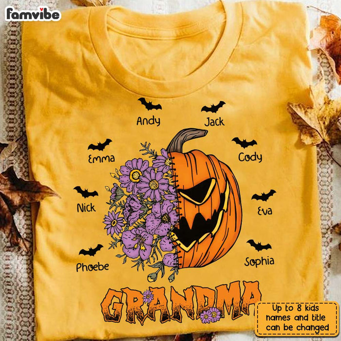 Personalized Halloween Grandma T Shirt AG171 30O31 1
