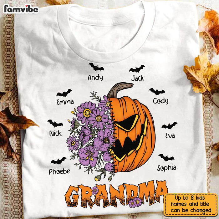 Personalized Halloween Grandma T Shirt AG171 30O31 1