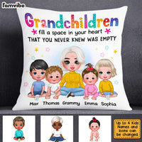 Personalized Grandma Colorful Flower Pillow AG172 30O31 thumb 1