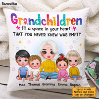 Personalized Grandma Colorful Flower Pillow AG172 30O31 thumb 1