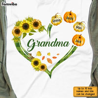 Personalized Grandma Fall Pumpkin T Shirt AG171 23O31 thumb 1