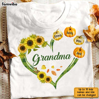 Personalized Grandma Fall Pumpkin T Shirt AG171 23O31 thumb 1