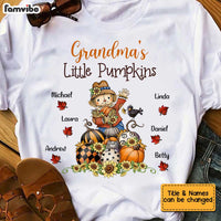 Personalized Grandma Fall Pumpkin T Shirt AG171 32O34 thumb 1