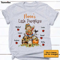 Personalized Grandma Fall Pumpkin T Shirt AG171 32O34 thumb 1