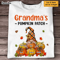 Personalized Fall Grandma Pumpkin Patch T Shirt AG173 23O47 thumb 1