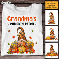 Personalized Fall Grandma Pumpkin Patch T Shirt AG173 23O47 thumb 1