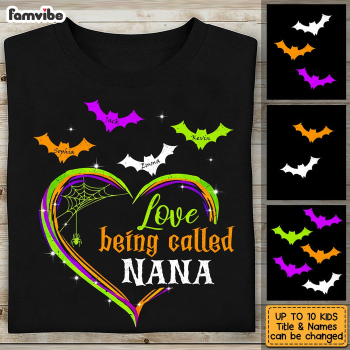 Personalized Love Being Called Grandma Halloween T Shirt AG173 32O53 1