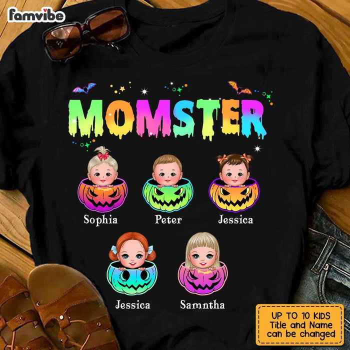Personalized Momster Mom Halloween T Shirt AG181 58O47 1