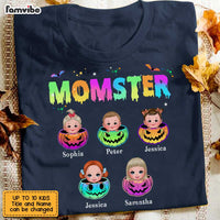 Personalized Momster Mom Halloween T Shirt AG181 58O47 thumb 1