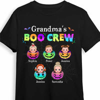 Personalized Grandma's Boo Crew Family Halloween Pumpkin T Shirt AG182 58O47 thumb 1