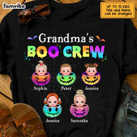 Personalized Grandma's Boo Crew Family Halloween Pumpkin T Shirt AG182 58O47 thumb 1