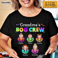 Personalized Grandma's Boo Crew Family Halloween Pumpkin T Shirt AG182 58O47 thumb 1