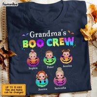Personalized Grandma's Boo Crew Family Halloween Pumpkin T Shirt AG182 58O47 thumb 1