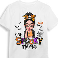 Personalized Halloween Spooky Mom T Shirt AG175 30O53 thumb 1