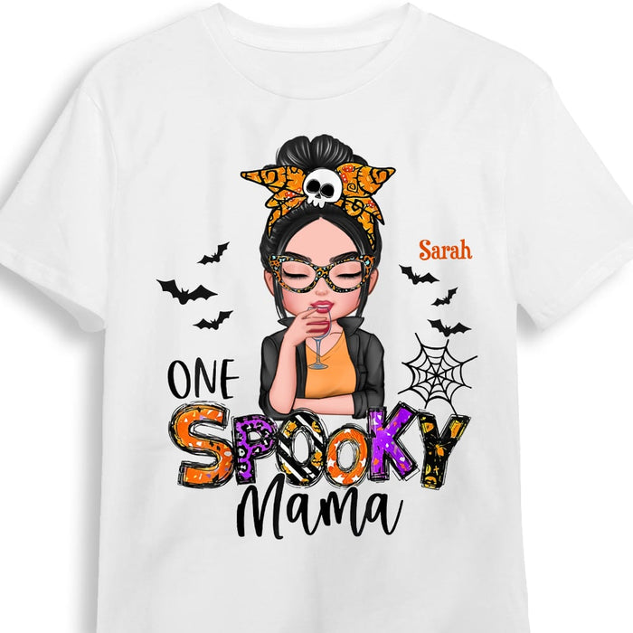 Personalized Halloween Spooky Mom T Shirt AG175 30O53 1