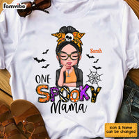 Personalized Halloween Spooky Mom T Shirt AG175 30O53 thumb 1