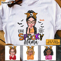 Personalized Halloween Spooky Mom T Shirt AG175 30O53 thumb 1