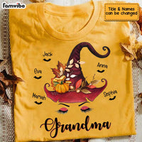 Personalized Fall Halloween Grandma T Shirt AG182 23O34 thumb 1