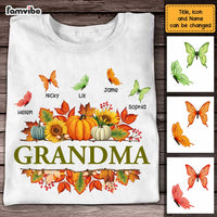 Personalized Fall Grandma T Shirt AG181 23O47 thumb 1
