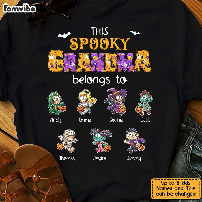 Personalized Halloween Grandma T Shirt AG183 30O31 1
