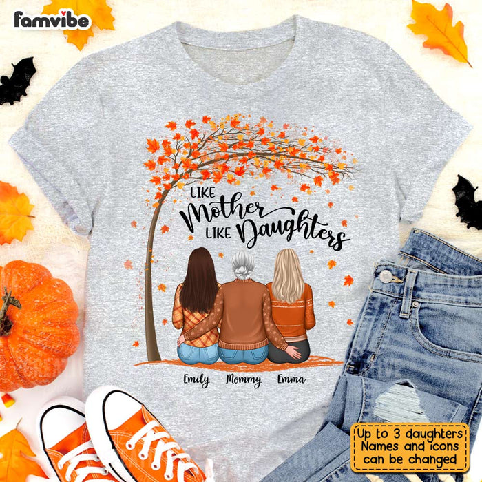 Personalized Mom Daughter Wonderful Time Of The Year Fall T Shirt AG181 32O31 1