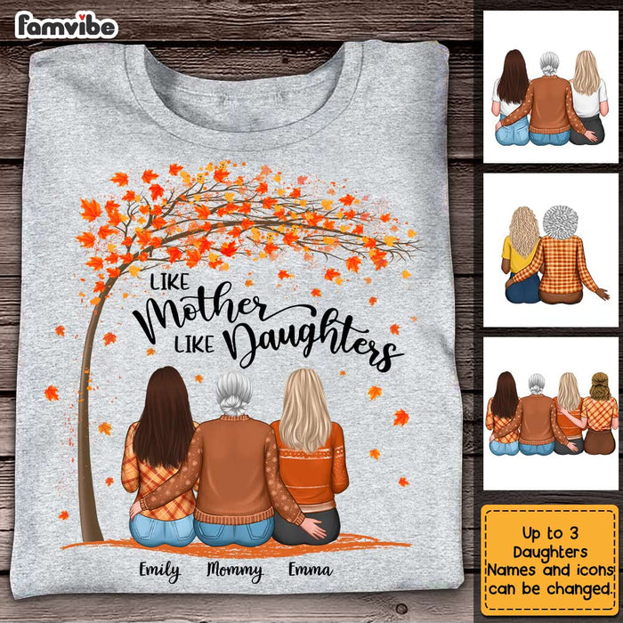 Personalized Mom Daughter Wonderful Time Of The Year Fall T Shirt AG181 32O31 1