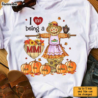 Personalized Fall Pumpkins Season Grandma T Shirt AG181 30O31 thumb 1